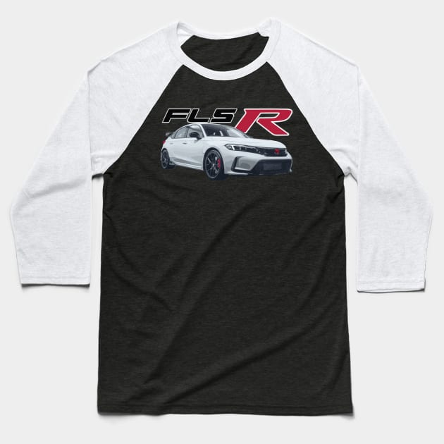 FL5 TYPE R RACING JDM OEM Baseball T-Shirt by cowtown_cowboy